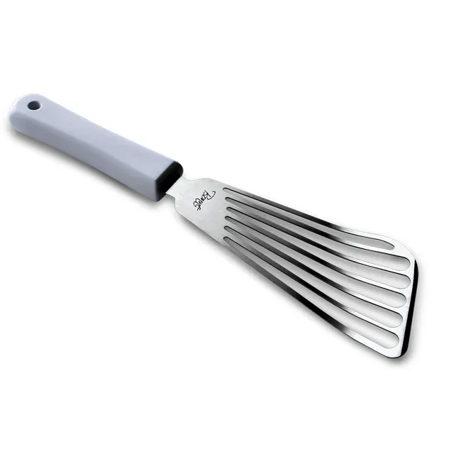 Concasse MCERAT060 Commercial Fish Spatula, 6-1/2" x 3", White Nylon Handle