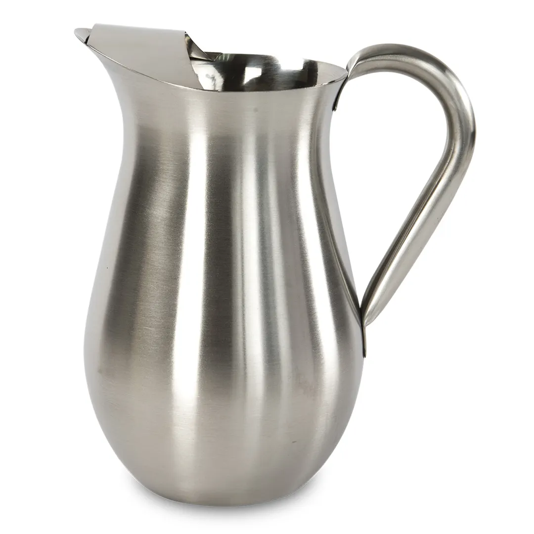 Concasse MCJ2500AI Metal Pitcher – 2 Liter (64‑95 oz) Stainless Steel Water Pitcher with Handle