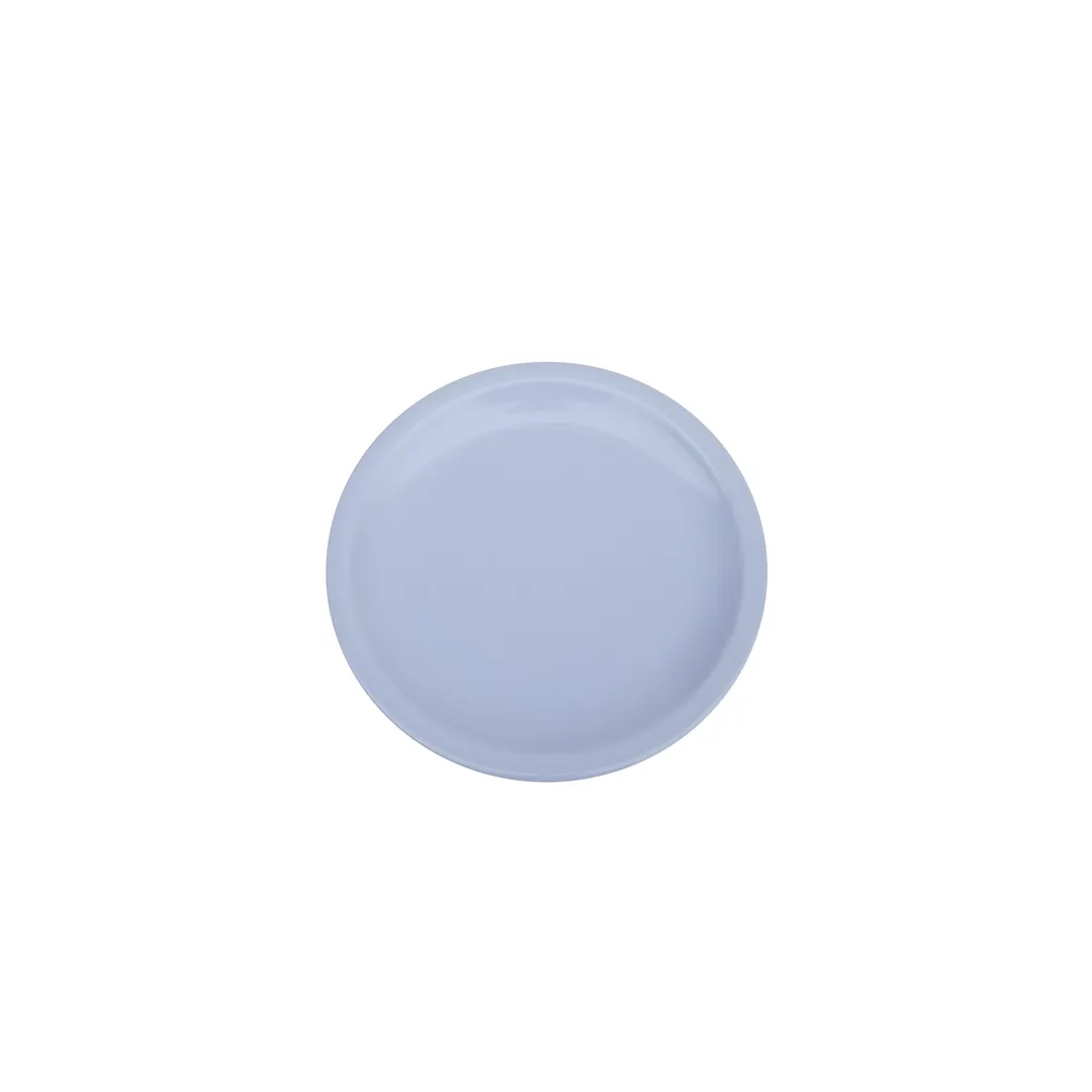 Concasse MCPLMR20B - 8" Round Melamine Plate, White, 8" Diameter, Reusable Plastic Dinnerware