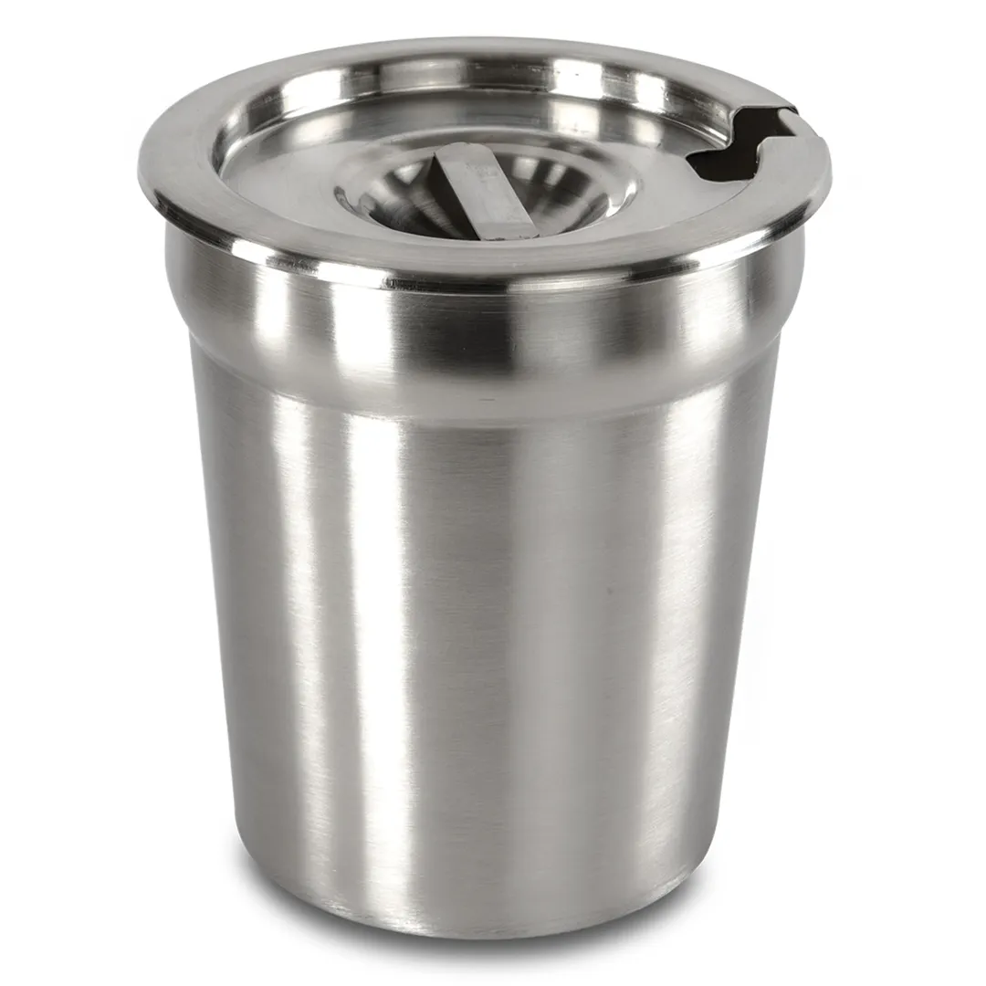 Concasse MCTAIR4500 Food Storage Container Cover, 4 qt., Stainless Steel, Gray, for 2 & 4 qt