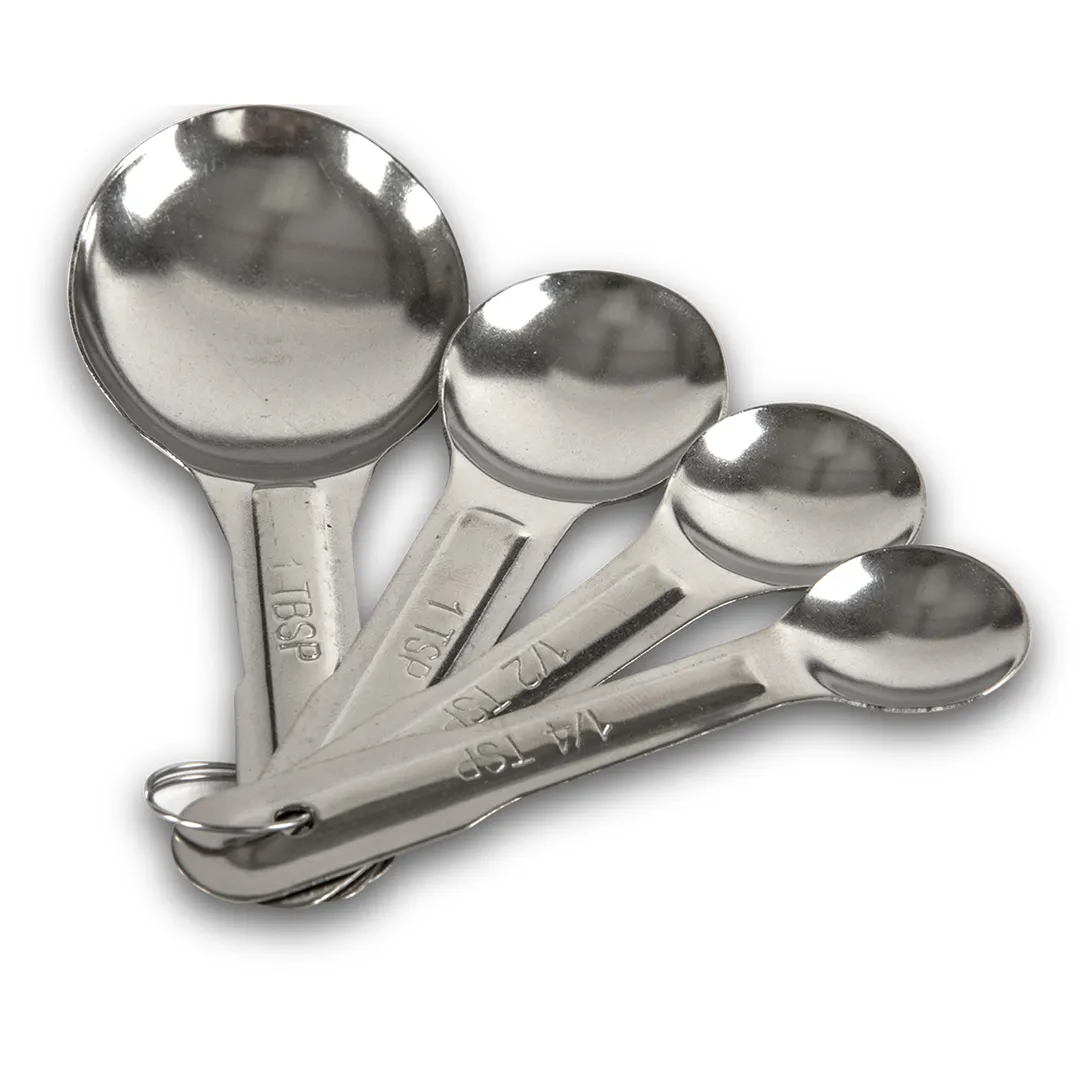 Concasse MCTAZAI02 Stainless Steel Measuring Spoon Set, Small 4-Piece, 4/Set