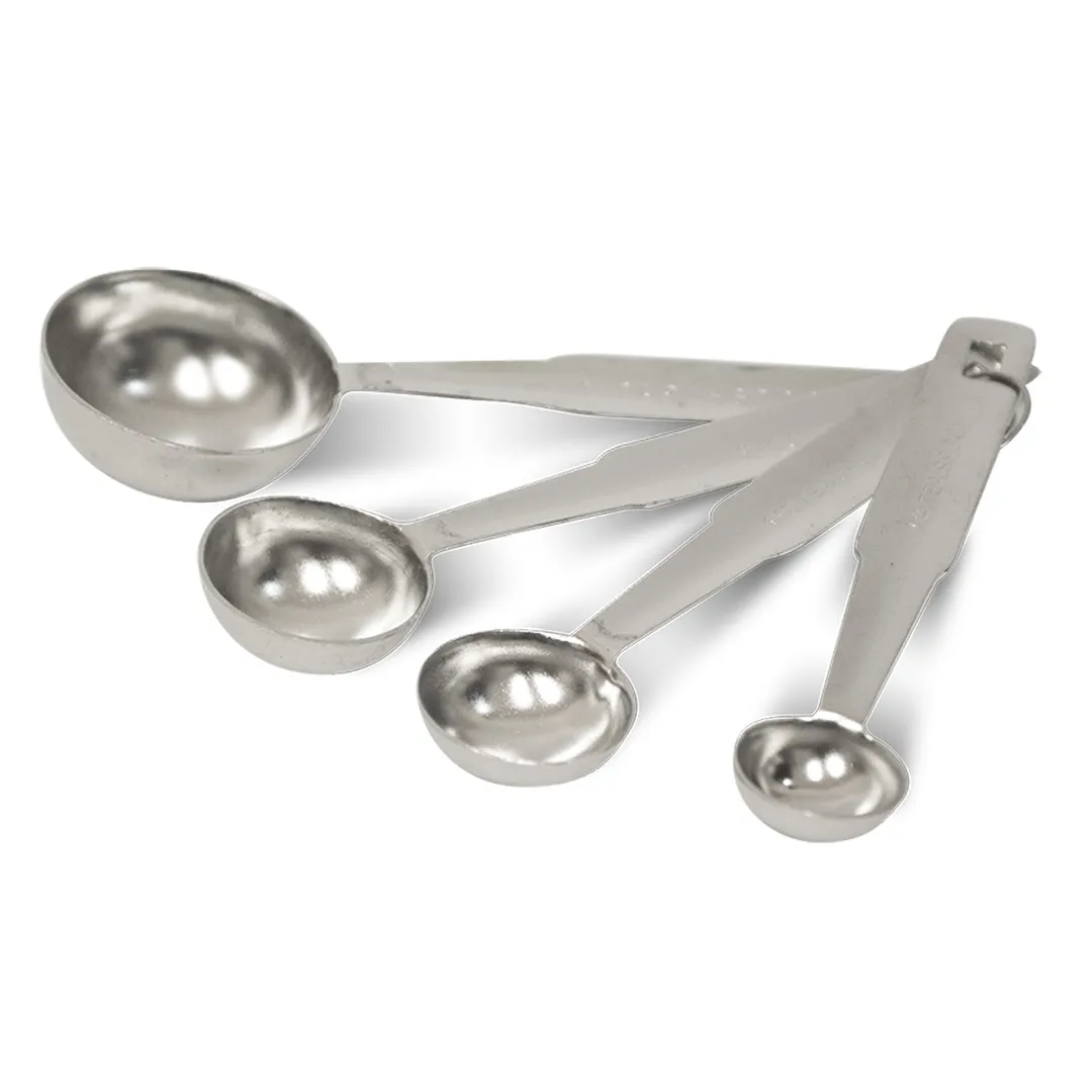 Concasse MCTAZAI03 Stainless Steel Measuring Spoon Set, 4 Pieces - 4/Set