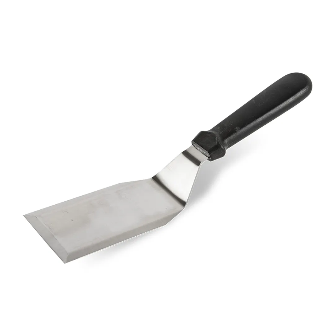 Concasse MCV065 Stainless Steel Solid Turner, 6-1/2", Rectangular, Plastic Handle