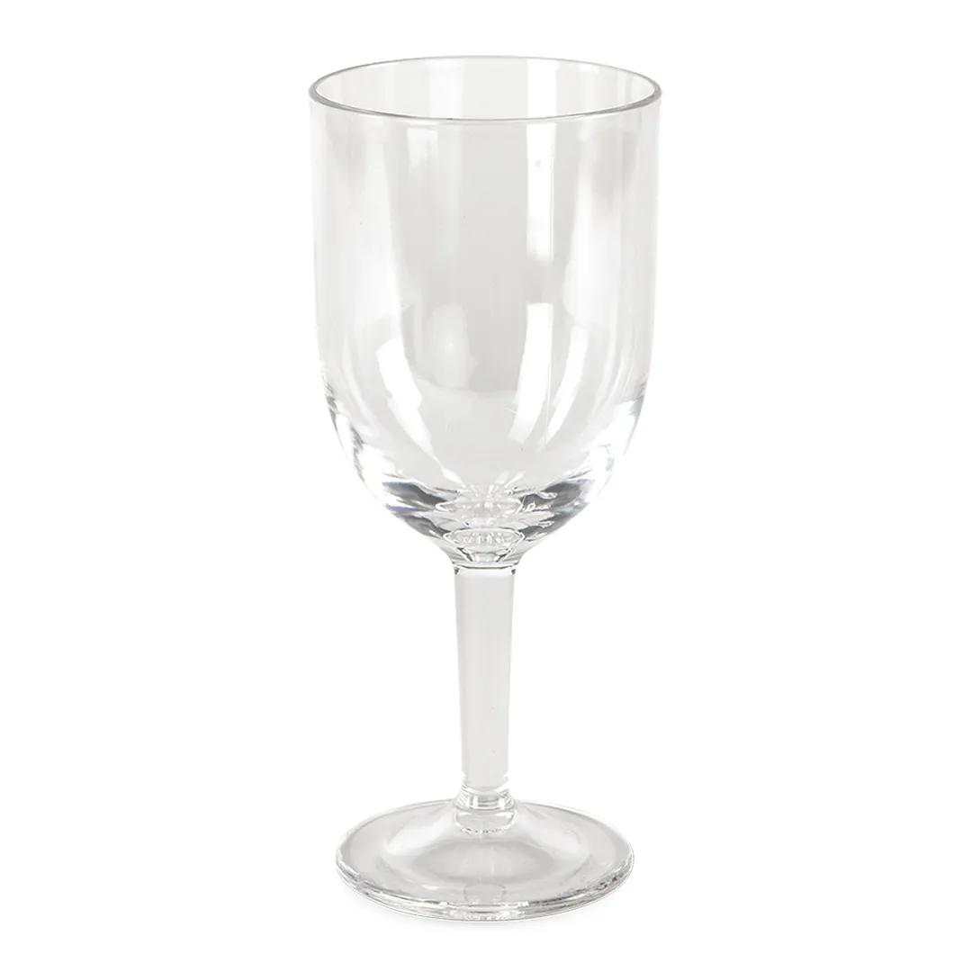 Concasse MCVCPOL09 - 9 oz Clear Polycarbonate Wine Cup, Reusable Plastic Barware