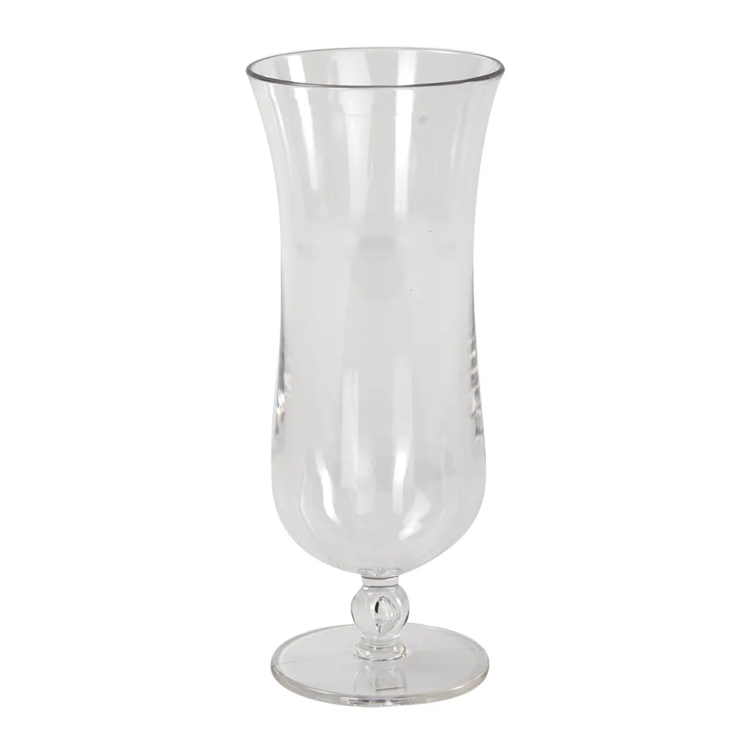 Concasse MCVHPOL Hurricane Cup, 15 oz Clear Polycarbonate Plastic Barware, Reusable 15 oz Capacity