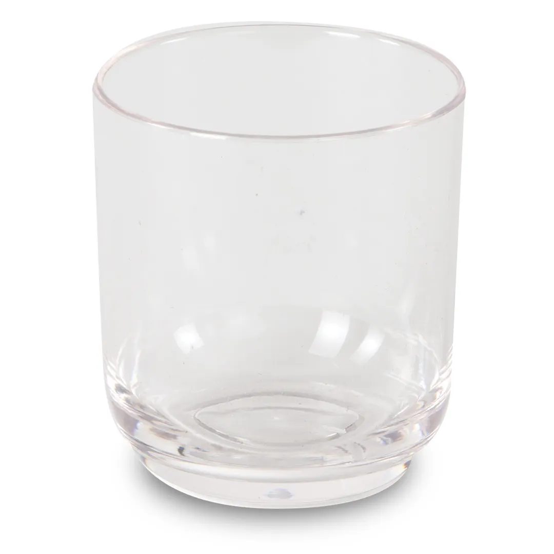 Concasse MCVROCPOL - 12 oz Clear Polycarbonate Whiskey Glass, Reusable Barware, Crystal‑Clear Finish