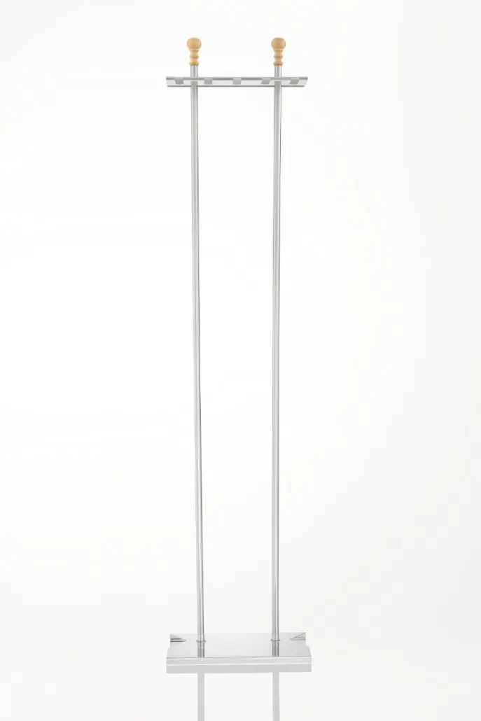 Cuppone A/SPV05 Vertical Rack, 70.86" Tall, Holds 5 Peels, Stainless Steel