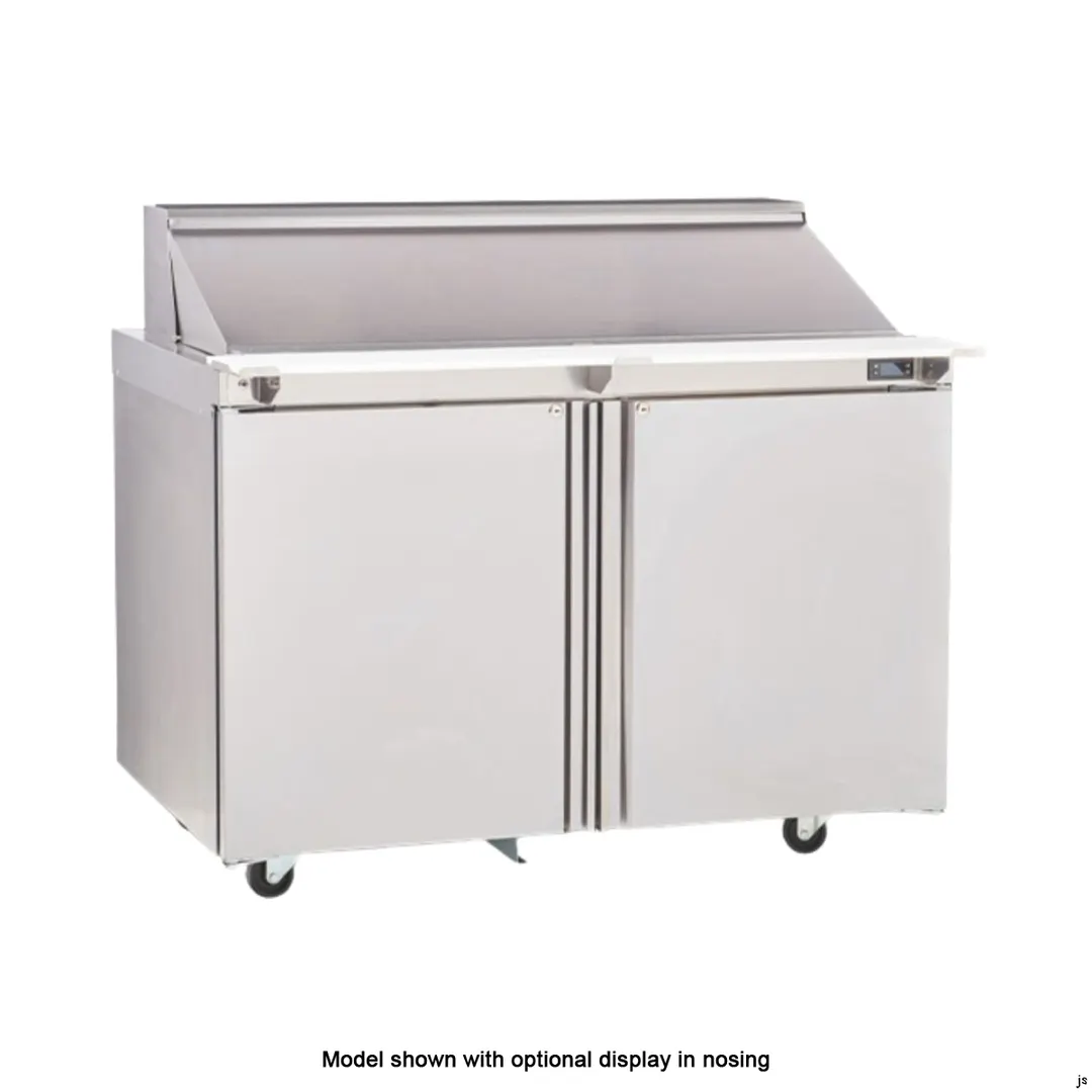 Delfield 4448NP-12M 48" 2-Door Mega Top Sandwich and Salad Prep Table, 12 Pans