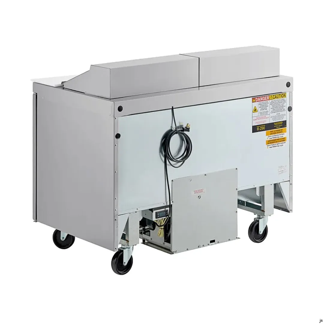 Delfield 4448NP-12M 48" 2-Door Mega Top Sandwich and Salad Prep Table, 12 Pans