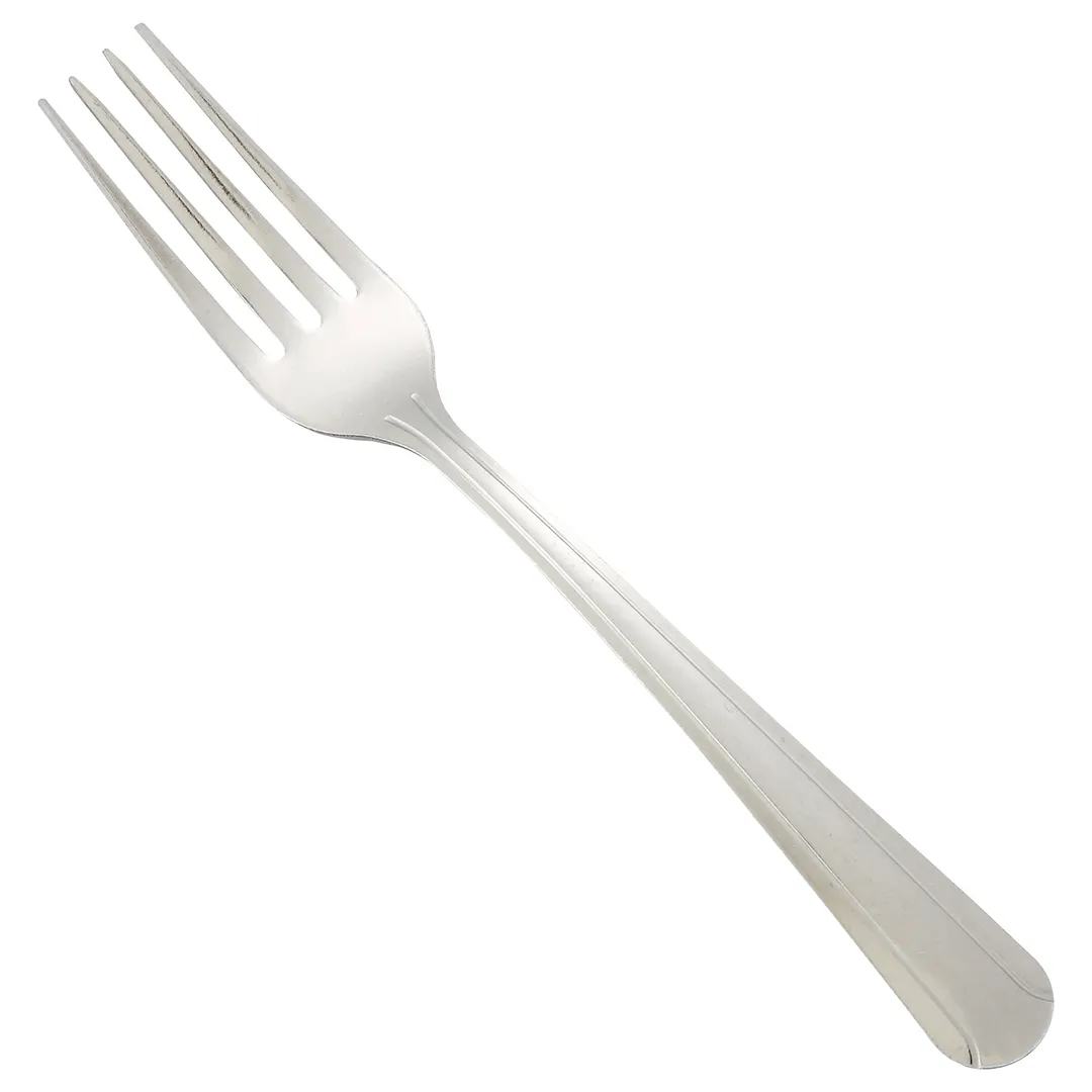 Dinex DX0001-05 Dominion Dinner Fork, 7-1/8" Medium Weight, 18/0 Stainless Steel - 1 Dozen