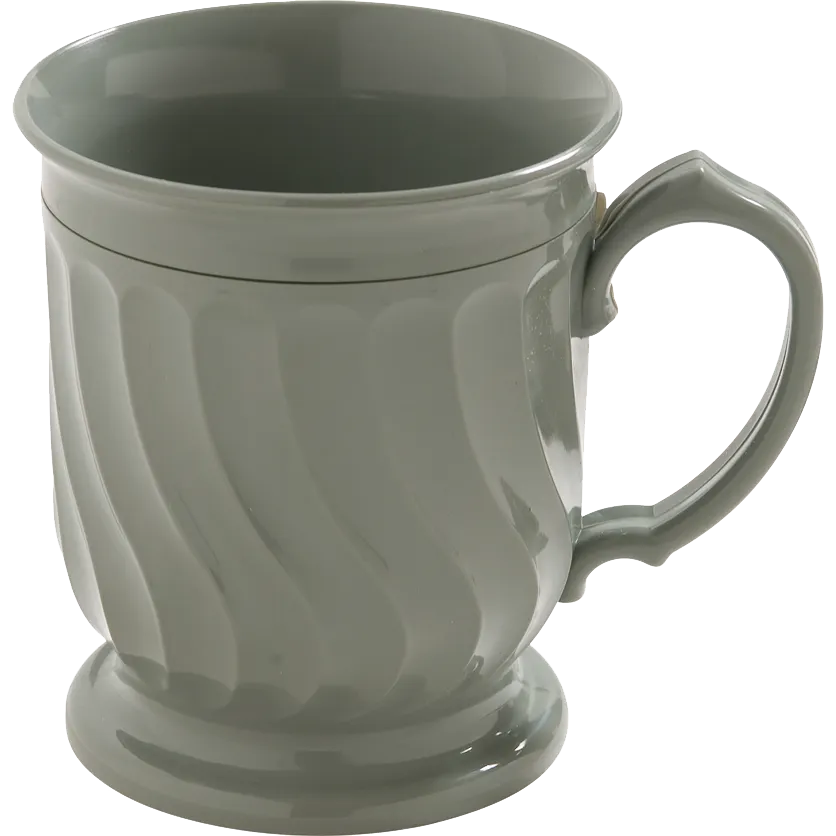 Dinex DX300084 - Plastic Mug, 8 oz, Sage Green Turnbury® Finish, Polypropylene, 48/Case