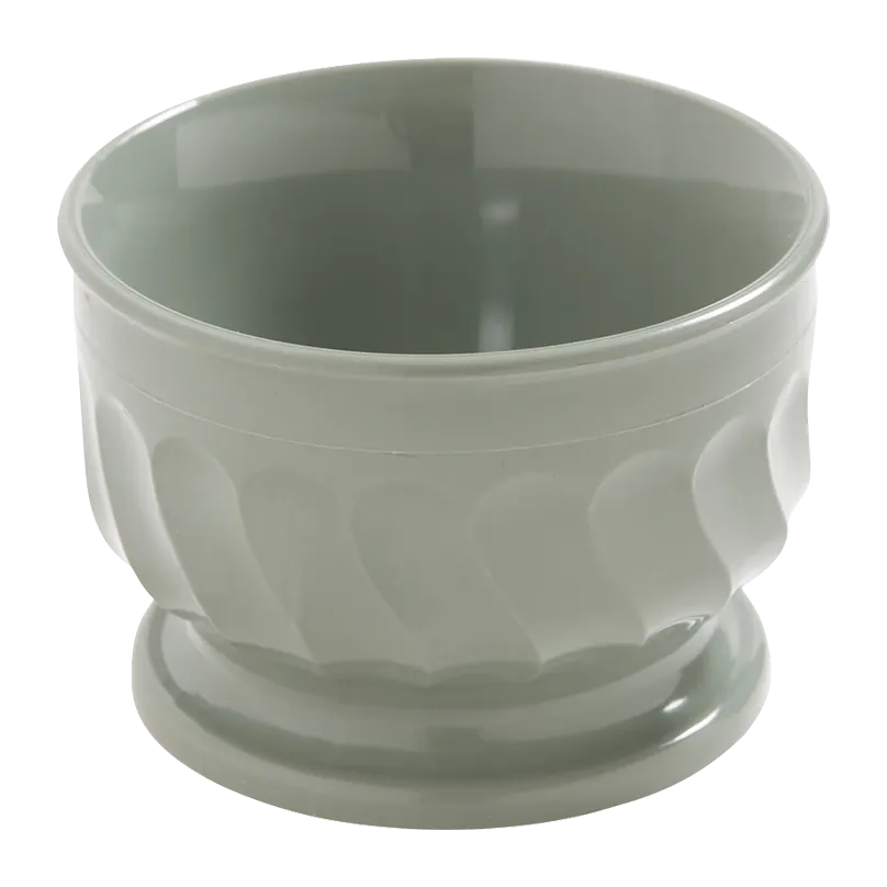 Dinex DX320084 Insulated Double-Wall Plastic Bowl, 5 oz, Sage Green Turnbury, - 48/Case
