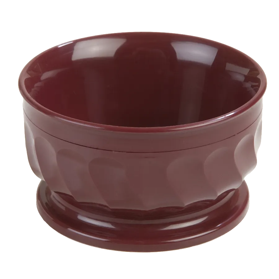 Dinex DX330061 Pedestal Insulated Bowl, 9 Oz Purple Turnbury® Plastic, Double‑Wall - 48/Case