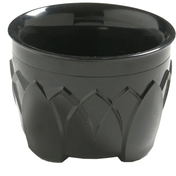 Dinex DX520003 - Insulated Double-Wall Plastic Bowl, 5 oz Black, Ozone-Safe Foam, BPA-Free - Case