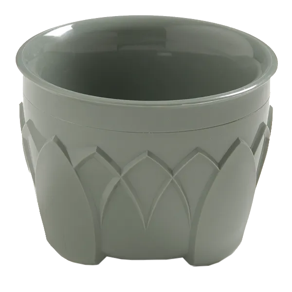 Dinex DX520084 - 5 oz Sage Green Double-Wall Bowl, Ozone-Safe Foam, BPA Free - Case