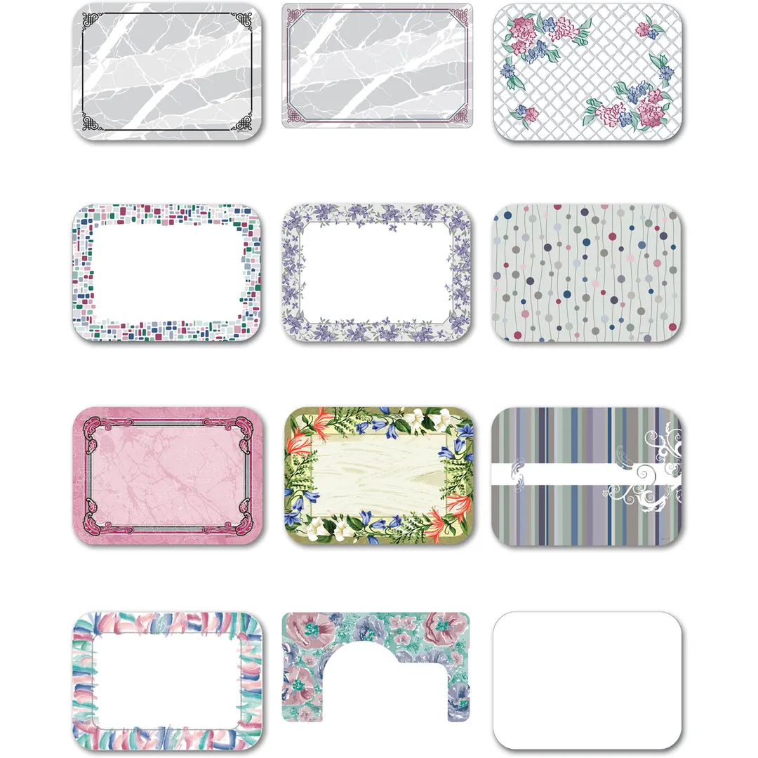 Dinex DX5320M Tray Liner, 13-5/8" x 18-3/4", Size M, Paper, Marbled Elegance, Gray, Black - Case