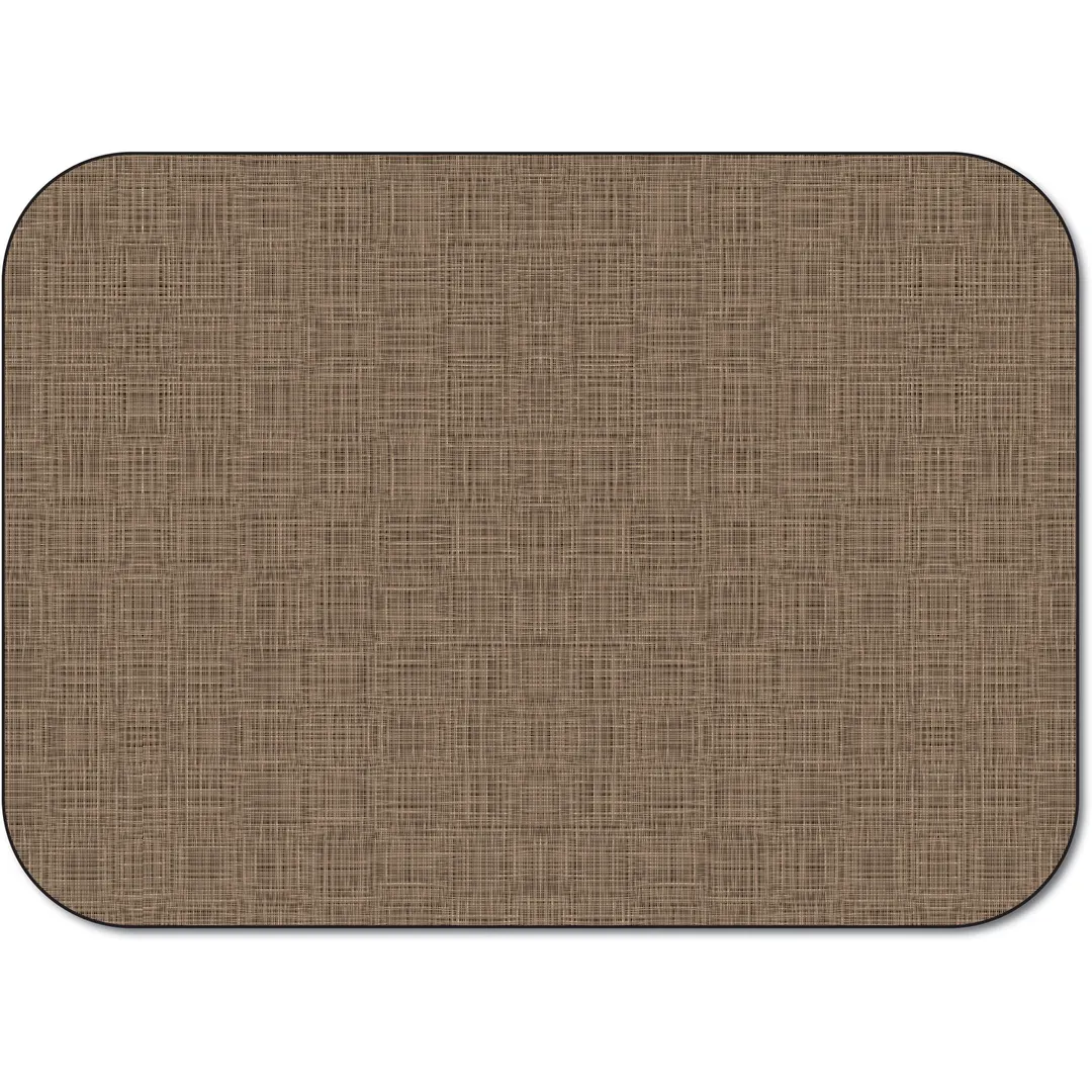 Dinex DX5360M Tray Liner, 15" x 20", Size M, Brown, Paper, Woven, Straight Edge/Round Corner - Case