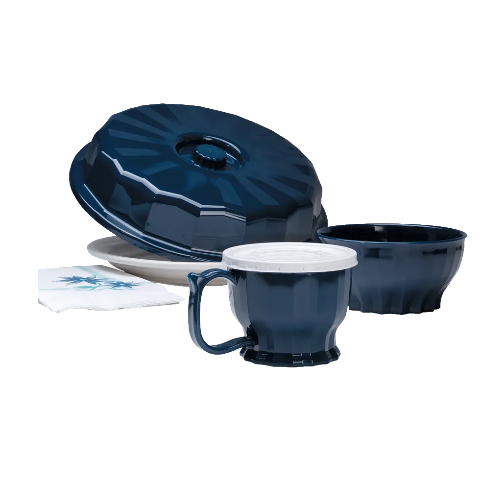 Dinex DX9000B50 - Tropez® Plastic Mug, 8 oz (236 ml), Polypropylene, Midnight Blue - 48/Case