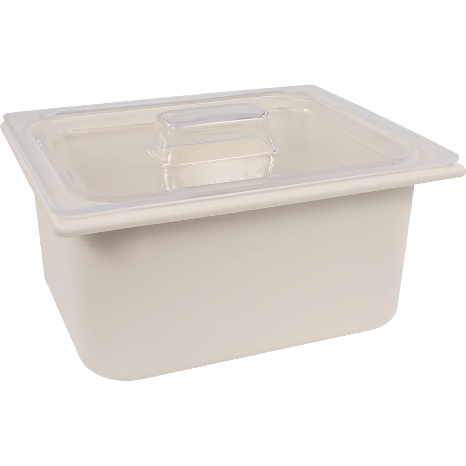 Dinex DXCM112607 Coldmaster Coolcheck Food Pan Lid, 1/2-size, Acrylic, Clear, Molded Handle - Case