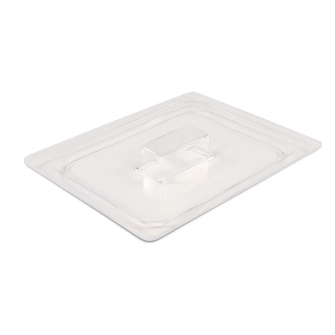 Dinex DXCM112607 Coldmaster Coolcheck Food Pan Lid, 1/2-size, Acrylic, Clear, Molded Handle - Case
