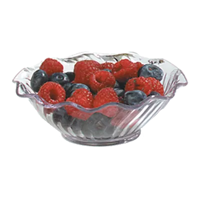 Dinex DXSWC607 - 5 oz Berry Bowl, 4‑5/8" Dia x 1‑5/8" H, SAN, Dishwasher Safe, BPA‑Free - 1/Case