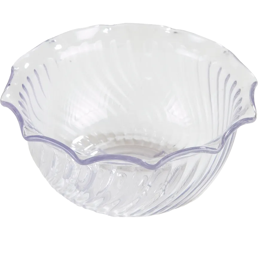 Dinex DXSWC807 Tulip Ice Cream Bowl, 8 Oz (4-5/8" Dia x 2-1/8" H), SAN, NSF Certified - 1/Case