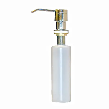 Glastender 03001873 Hand Soap Dispenser, Chrome/Plastic Deck Mount, Liquid Soap, 8" Height - 1/Case
