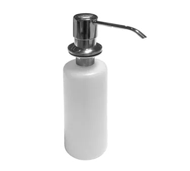 GSW USA AA-138 Hand Soap Dispenser, 12 oz Deck‑Mount, Chrome Plastic, Liquid Soap for Hand Sink