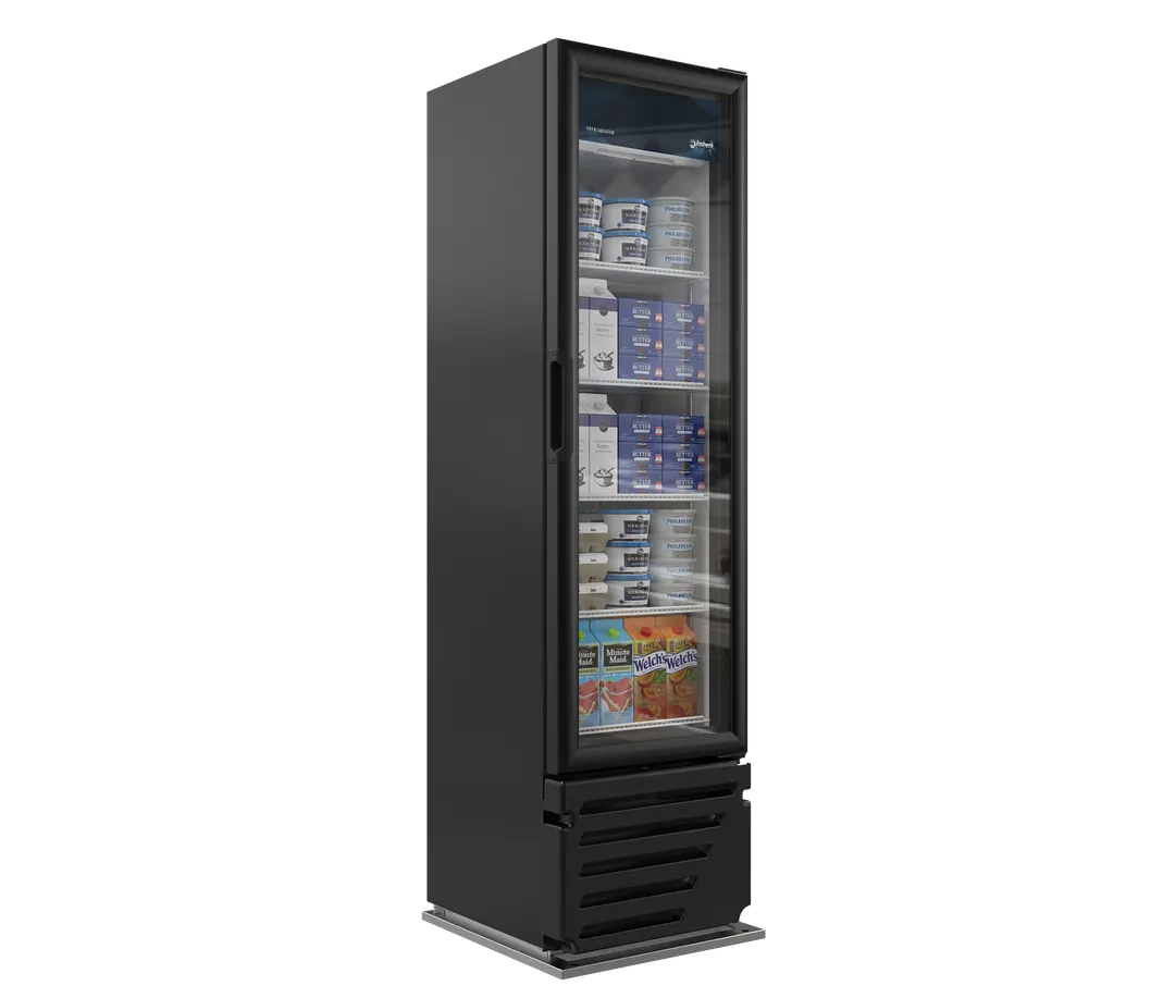 Imbera USA VR08 BW Merchandiser Refrigerator – 20-1/4" W, Black
