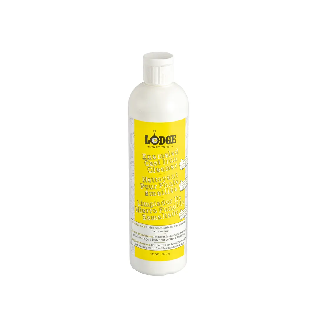 Lodge A-ECLEAN Enameled Cast Iron Cleaner, 12 oz Dishwasher Detergent for Commercial Dishwashers