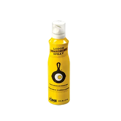 Lodge A-SPRAY Seasoning Spray, 8 oz., 100% Pure Canola Oil, Adjustable Nozzle, Recyclable Aluminum