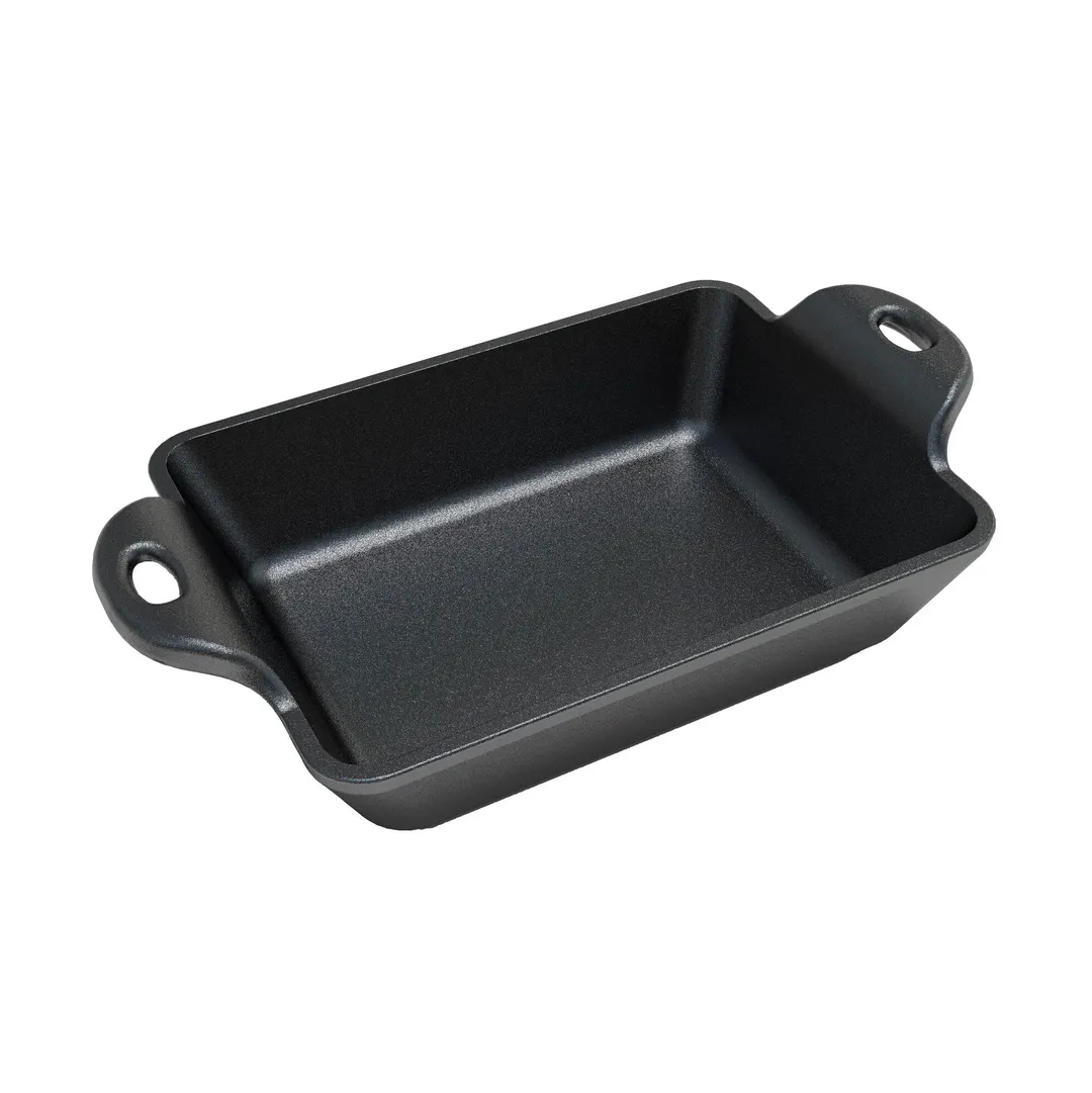 Lodge HMS14RC Mini Server, 14 oz., 7-3/4"L x 4-1/2"W x 1-15/96"H, Cast Iron, Rust‑Resistant