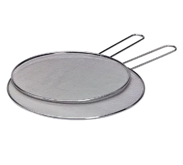 Lodge K11SCRN 11" Stainless Steel Splatter Screen with Handle, Dishwasher Safe