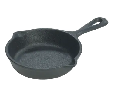 Lodge LMS3 Mini Skillet, 3-1/2" dia. x 15/16"H, Cast Iron, Seasoned with Oil