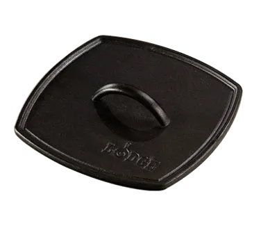 Lodge LPP3 Panini Press Steak Weight, 8" x 8", Cast Iron, Seasoned, Stove Top Safe, Made in USA