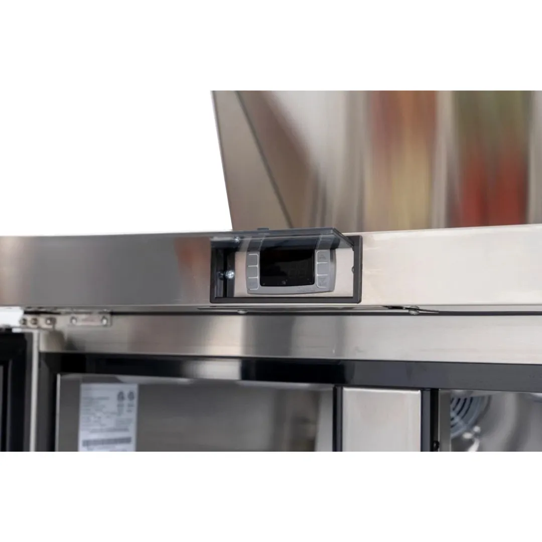 Migali C-SP36-15BT-HC 38" Mega Top Sandwich Prep Table w/ 2 Doors, 15 Pans