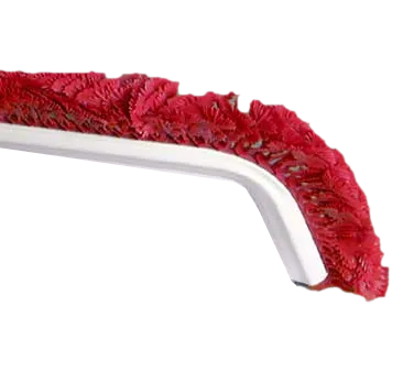 Omcan USA 10811 Curved Divider, 2" x 30" Red Parsley, Commercial Display Case Part, Plastic