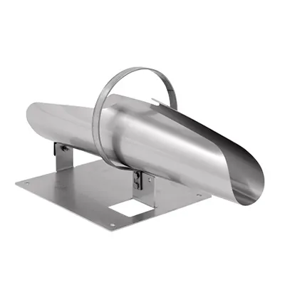 Omcan USA 46792 Roast Tyer, 21-1/2" L, 3-1/2" Front Opening, 9" Rear Opening, Stainless Steel, NSF