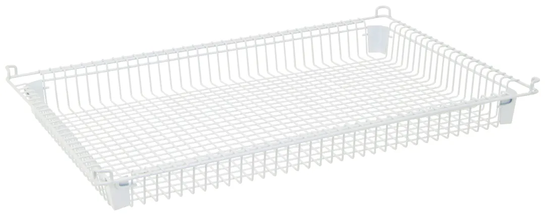 Quantum PS-WB22143 Wire Display Basket - Rectangular Metal Partition, 14" W x 22" D x 3" H