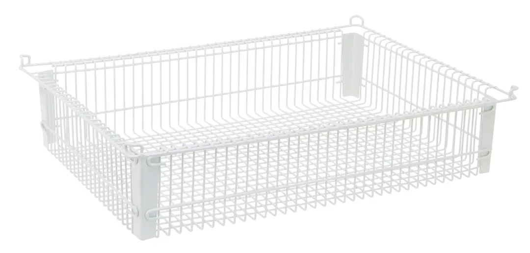 Quantum PS-WB22145 Wire Display Basket - 14" W x 22" D x 5" H Rectangular Metal Partition Store