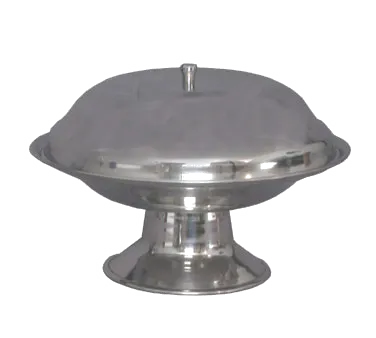 Town 25285 Compote Dish - 8-1/2" Footed Bowl, Polished 18/8 Stainless Steel Servingware