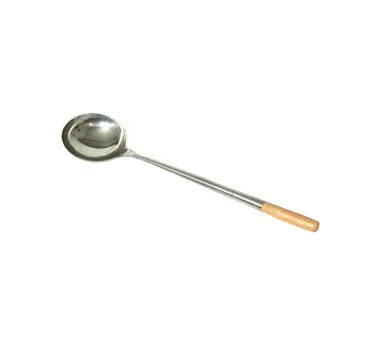 Town 34972 Wok Ladle, 7 oz, 17-1/2"L, Stainless Steel with Wood Handle