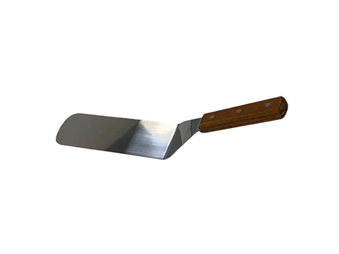 Town 34981/DZ Commercial Spatula, 9.5" Blade, Wooden Handle, Black/Cherry - 1 Dozen