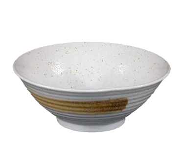 Town J1-1718 7" Round China Bowl, Sands of Goa Design, General Usage, 7" Diameter - 1 Dozen