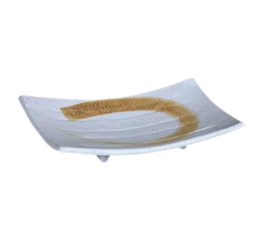Town J1-1897 Rectangular China Serving Platter, 7½" x 4½", Sands of Goa Finish, 1 Dozen