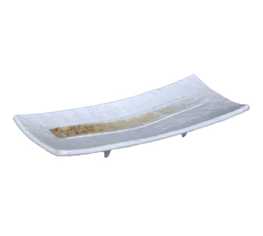 Town J1-2668 - Rectangular China Serving Platter, 10½" x 4½", Sands of Goa Finish, 1 Dozen