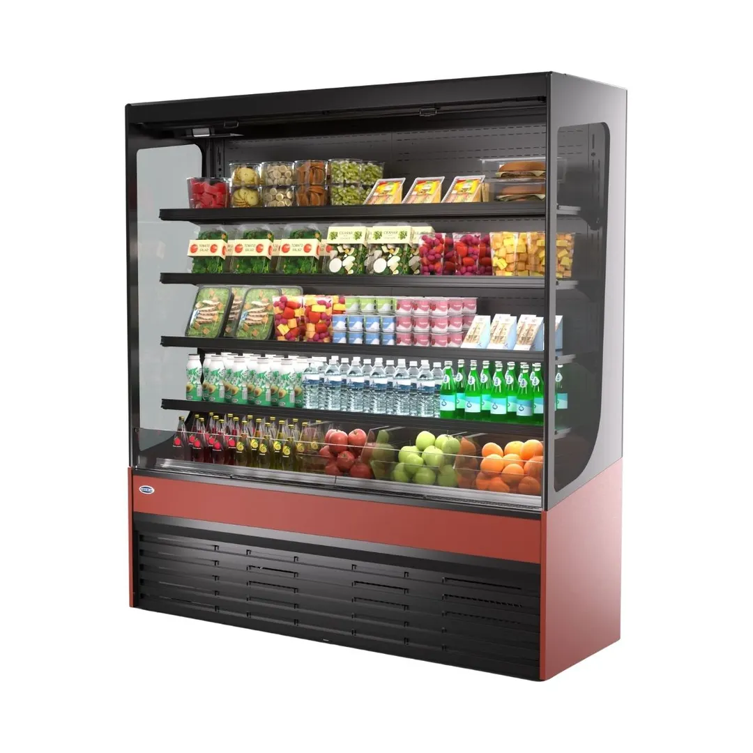 Federal Industries VRSL6078S 59" Refrigerated Slim-Line Self-Serve High Profile Display Case
