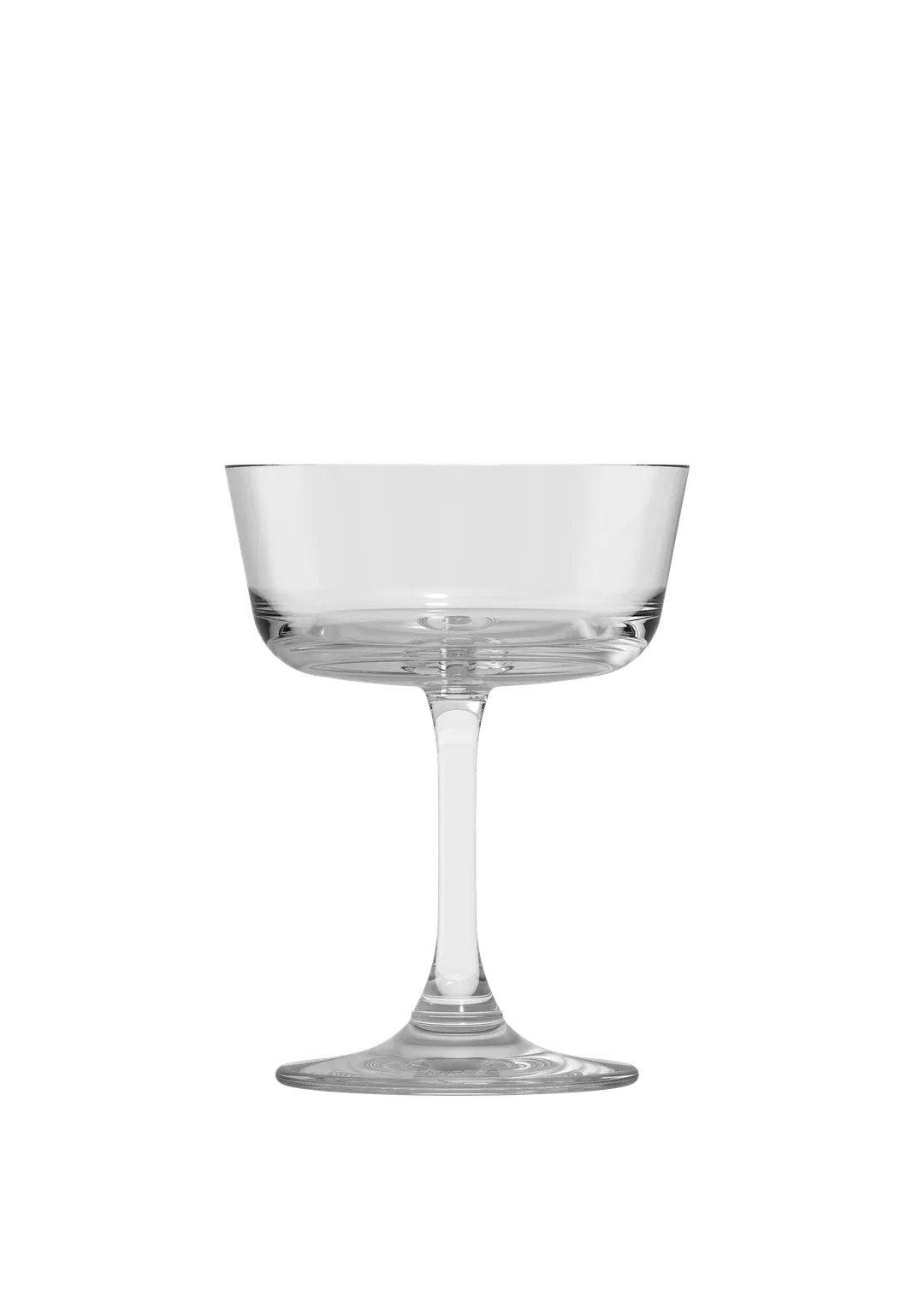 Mikasa O-1019064 Onis Classic Bar Glass, 5.5 oz., 3.46" dia., Square Coupe, Soda Lime Glass