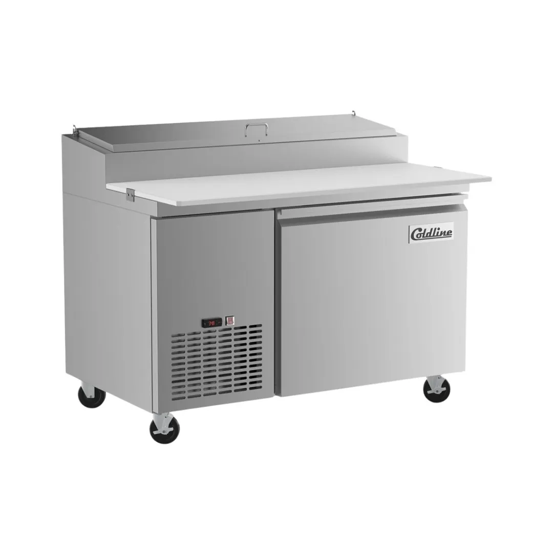 Coldline CPT-44 44" Refrigerated Pizza Prep Table, 1-Door, 5 Pans
