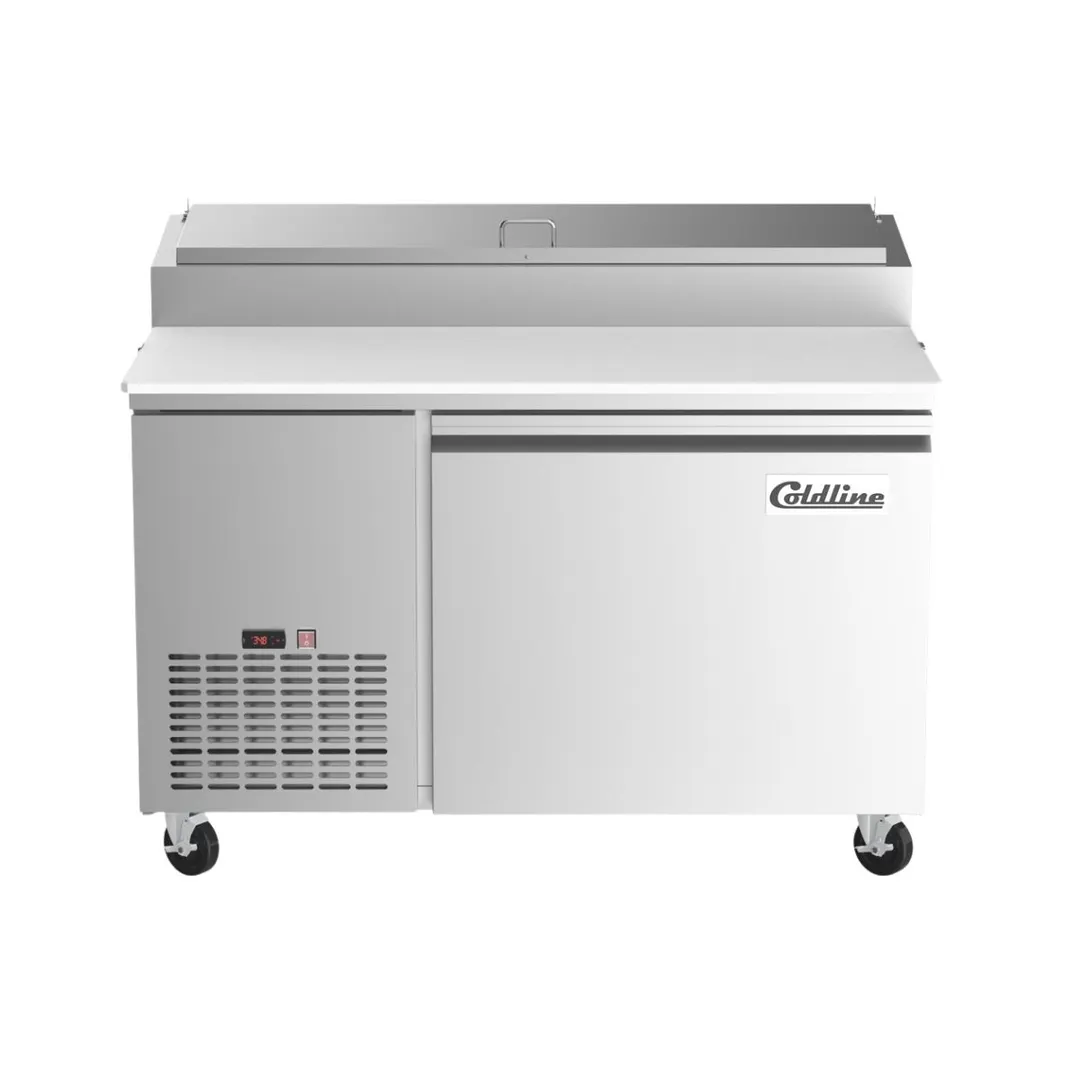 Coldline CPT-44 44" Refrigerated Pizza Prep Table, 1-Door, 5 Pans